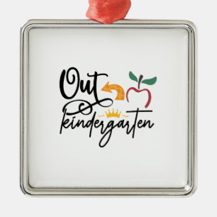Out Kindergarten Metal Tree Decoration