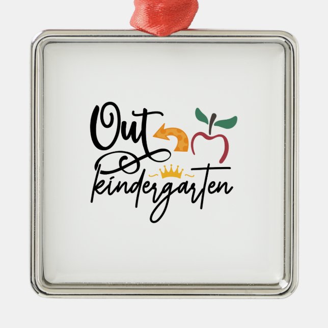 Out Kindergarten Metal Tree Decoration (Front)