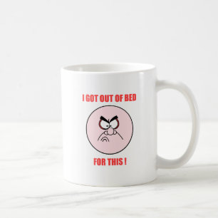 out of bed coffee mug