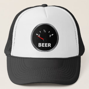 Out of Beer Fuel Gauge Trucker Hat