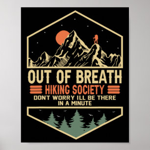 Out Of Breath Hiking Society 1 Poster