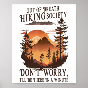 Out Of Breath Hiking Society 4 Poster