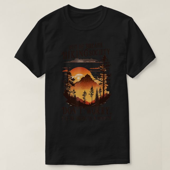 Out of breath hiking society   5  T-Shirt (Design Front)