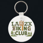 Out Of Breath Hiking Society Funny Sloth Hiker Key Ring<br><div class="desc">"Experience the perfect blend of nature, camping, and outdoor adventure with this hilarious and eye-catching design. Inspired by mountain exploration, trekking, and hiking journeys, this artwork features a funny sloth that captures the true spirit of an exhausted hiker—out of breath but still embracing the adventure. Designed for hiking lovers and...</div>