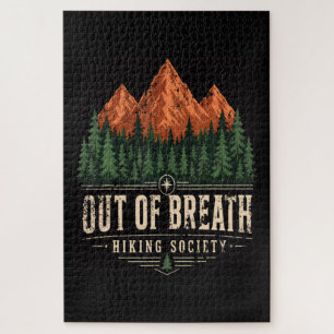 Out Of Breath Hiking Society Jigsaw Puzzle