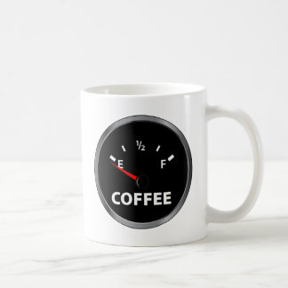 Out of Coffee Fuel Gauge Coffee Mug