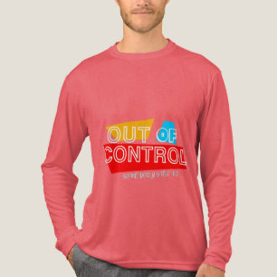Out of Control – Bold Typography Statement Design Tri-Blend Shirt
