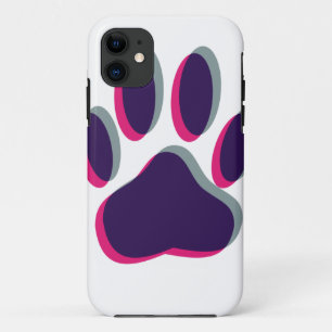 Out of Focus Dog Paw Print iPhone 11 Case