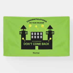 Out Of Jail Prison Release Gift Banner