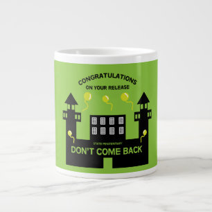 Out Of Jail Prison Release Gift Large Coffee Mug