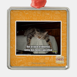 Out of lack of interest metal tree decoration