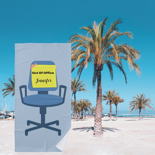 Out Of Office Beach Towel (Creator Uploaded)