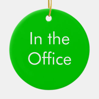 Out of Office / In the Office Sign Ceramic Tree Decoration