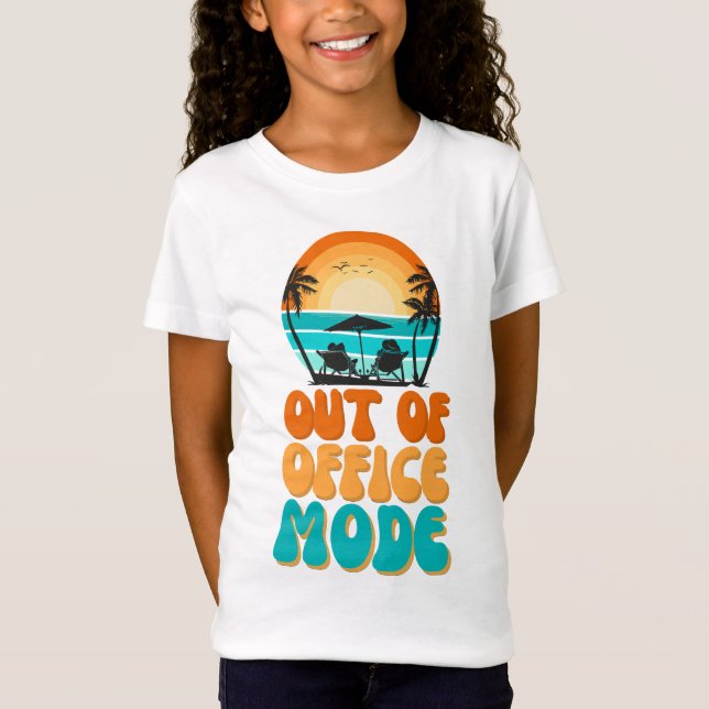 Out of Office Mode T-Shirt (Front)