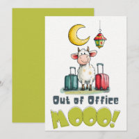 Out of Office MOOO! | Funny Eid Cow on Vacation