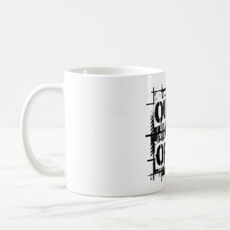 Out of Order Brutalist Industrial Typography Sweat Coffee Mug