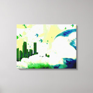 out of range. canvas print