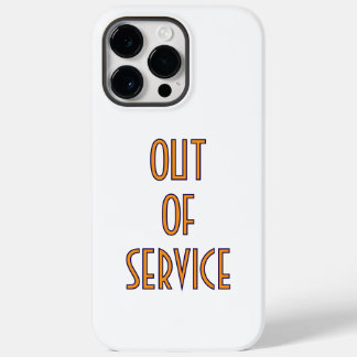"Out of Service" iphone 14 pro max case