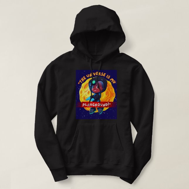 OUT OF SPACE QUOTE  HOODIE (Design Front)
