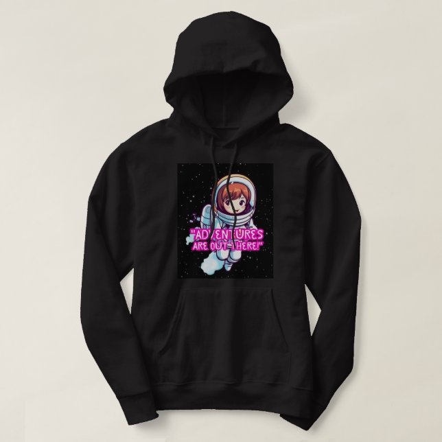 OUT OF SPACE QUOTE  HOODIE (Design Front)