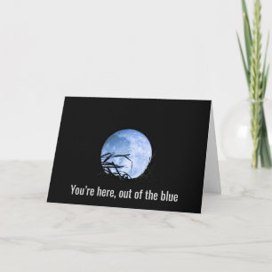 Out Of The Blue - Card