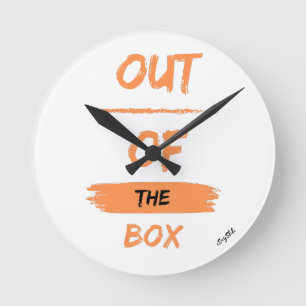 out of the box round clock
