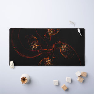 Out of the Dark Abstract Art Desk Mat