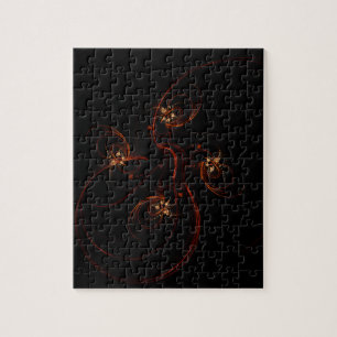 Out of the Dark Abstract Art Jigsaw Puzzle