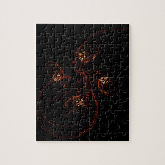Out of the Dark Abstract Art Jigsaw Puzzle (Vertical)