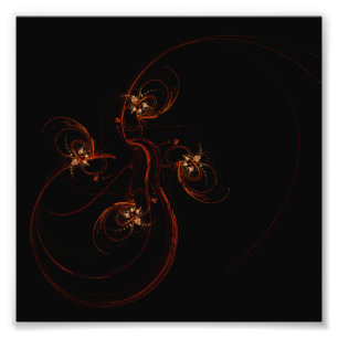 Out of the Dark Abstract Art Photo Print