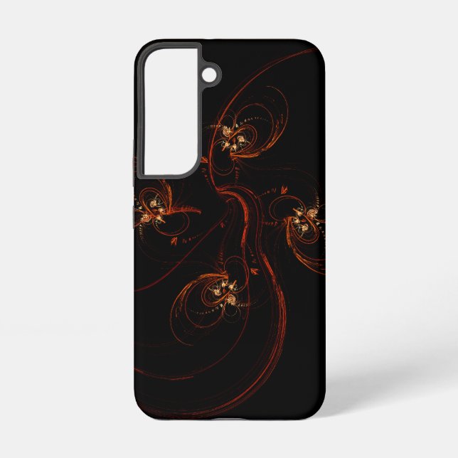 Out of the Dark Abstract Art Samsung Galaxy S22 Case (Back)