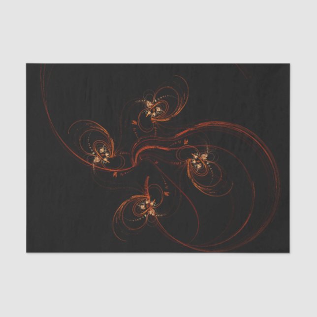 Out of the Dark Abstract Art Tissue Paper (Front)