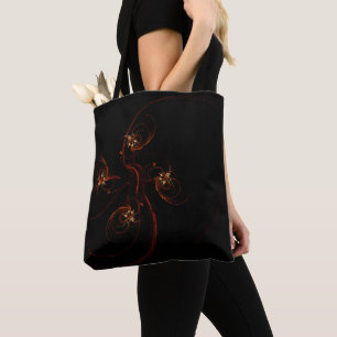 Out of the Dark Abstract Art Tote Bag