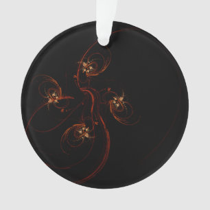 Out of the Dark Modern Minimalistic Abstract Art Ornament