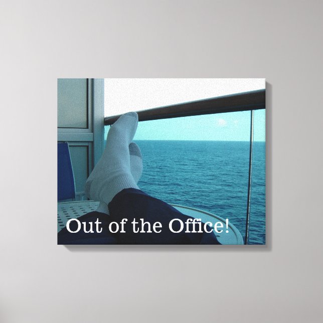 Out of the Office Canvas Print (Front)