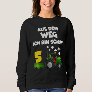 Out Of The Way I Am Already 5 Cute Truck Sweatshirt