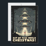 Out of This World Christmas! Holiday Card<br><div class="desc">This Christmas is like no other – it’s out of this world! With Santa arriving from space,  it’s truly a unique holiday. Celebrate a Christmas that’s bigger than the universe.</div>
