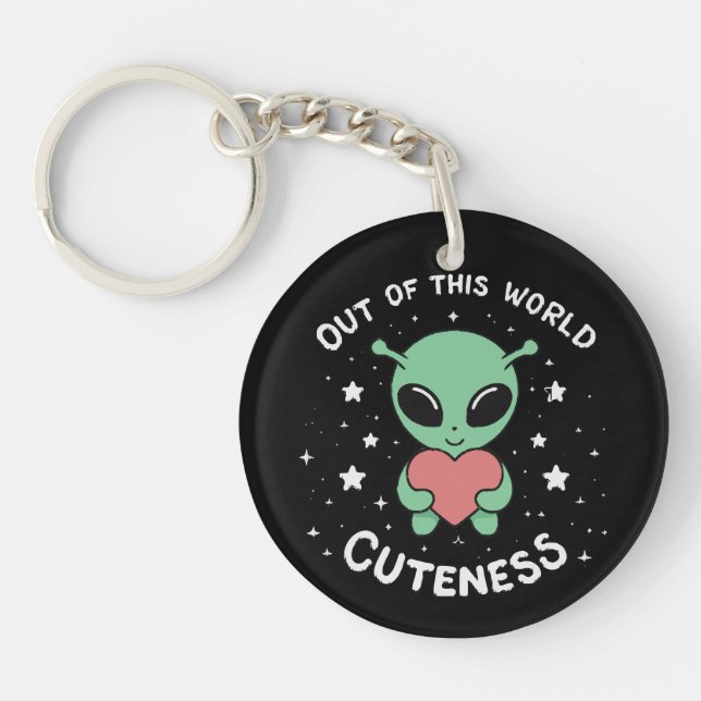 Out of This World Cuteness Key Ring (Front)