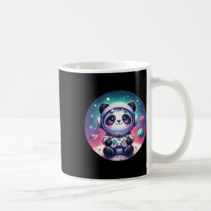 Out Of This World Gamer Panda Bear Astronaut Gamin Coffee Mug