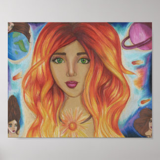 Out of this World Girl Poster