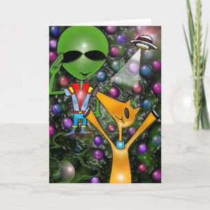 Out of this world greetings by Gregory Gallo Card