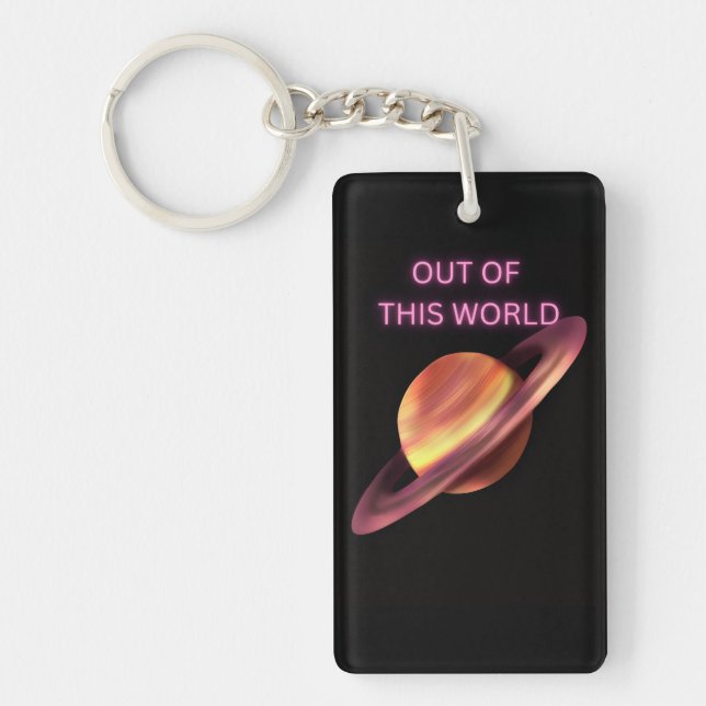 Out of This World Mars Keychain (Front)