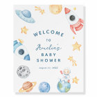 Out of This World Outer Space Baby Shower Welcome