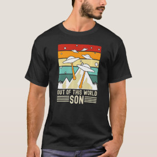 Out Of This World Son, Boy's Alien Spaceship 1 T-Shirt