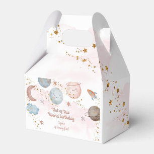Out of this world space adventure kids birthday favour box