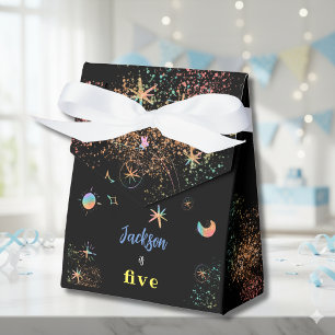 Out of this world space adventure kids birthday favour box