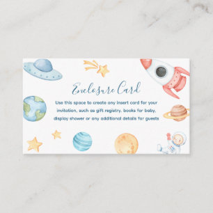 Out of This World Space Custom  Enclosure Card