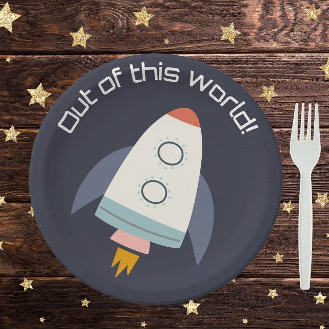 Out of This World Space Party Plates (Creator Uploaded)