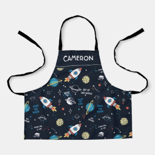 Out of This World Space Pattern Apron