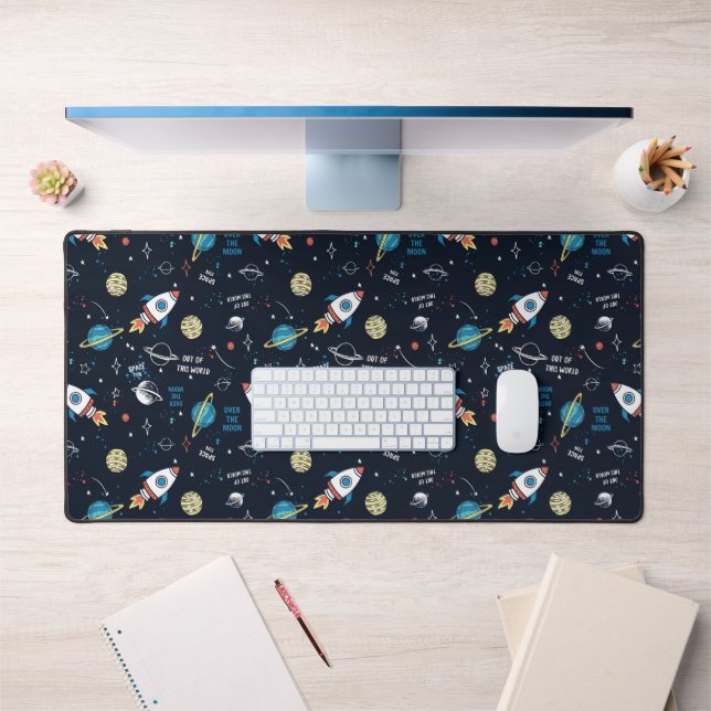 Out of This World Space Pattern Desk Mat (Office 1)